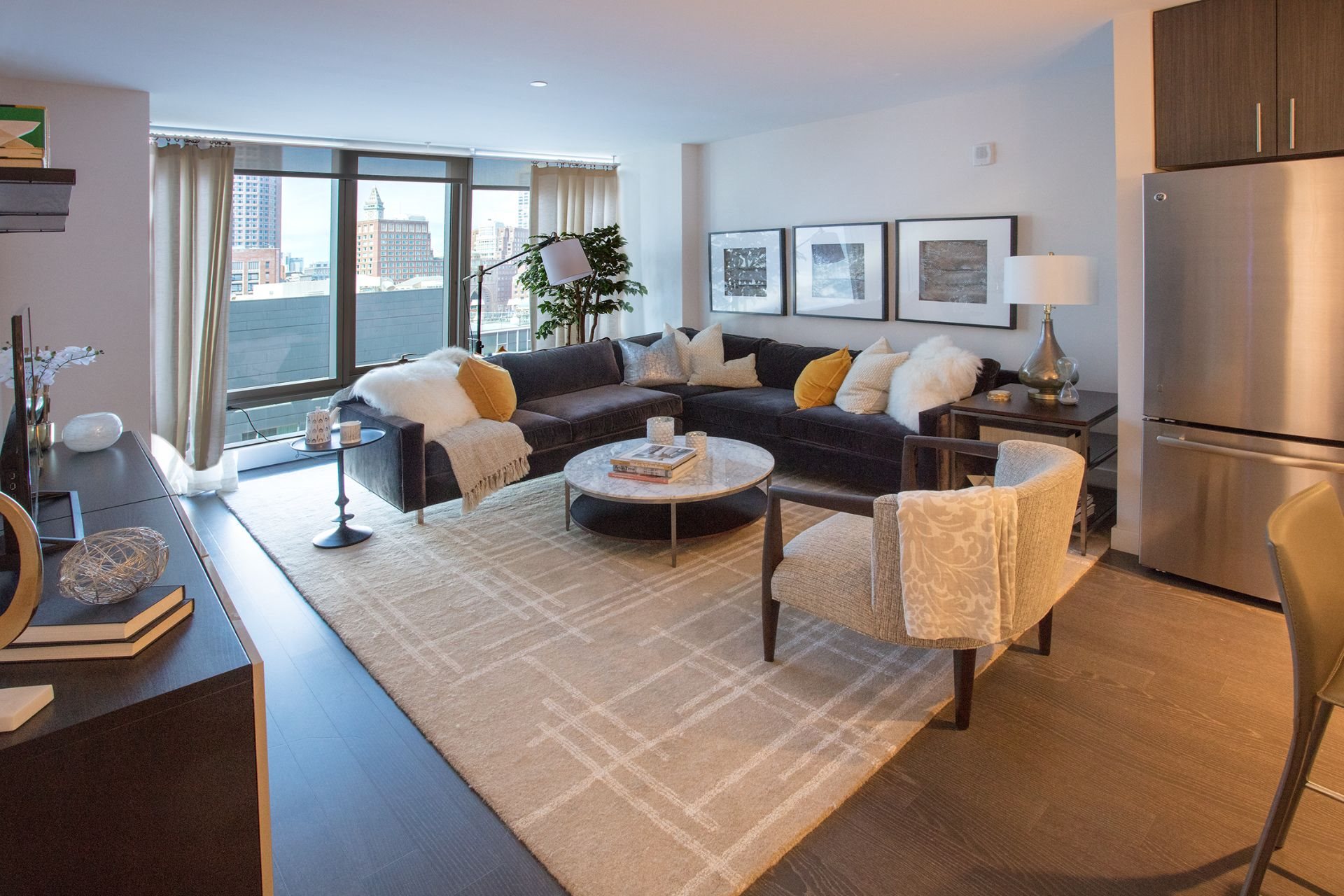 Interiors- Luxury Living in Boston Seaport with Waterviews-The Benjamin Seaport Residences